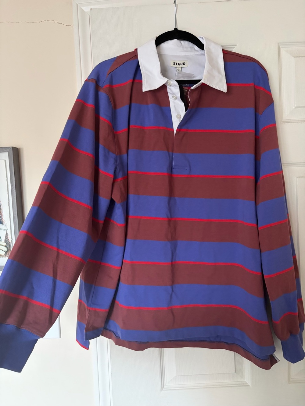 NWT STAUD Gavin Rugby Top size XL